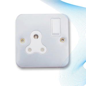 15A 1 Gang Metal Clad Switched Socket