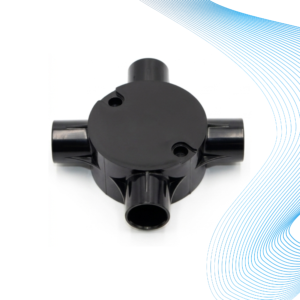25mm PVC 4 Way Circular Junction Box