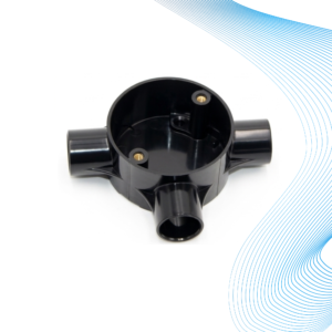 20mm PVC 3 Way Circular Junction Box