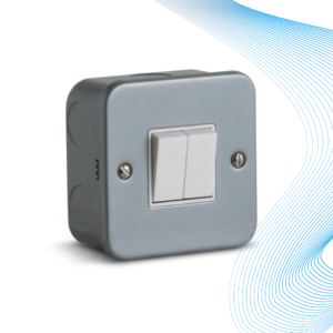10AX 2 Gang Metal Clad Switches