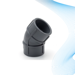 High Pressure uPVC 45° Elbow Fitting