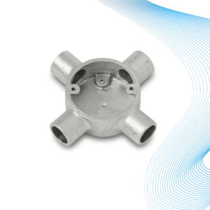 GI Junction Box 4 Way 4 Way GI Junction Box Electrical Junction Box UAE FMC Junction Box GI Conduit Junction Box