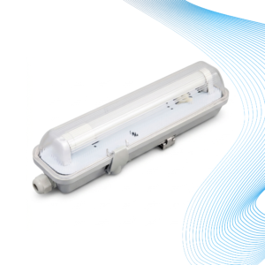 IP65 Rated Waterproof LED T8 Light Fixture