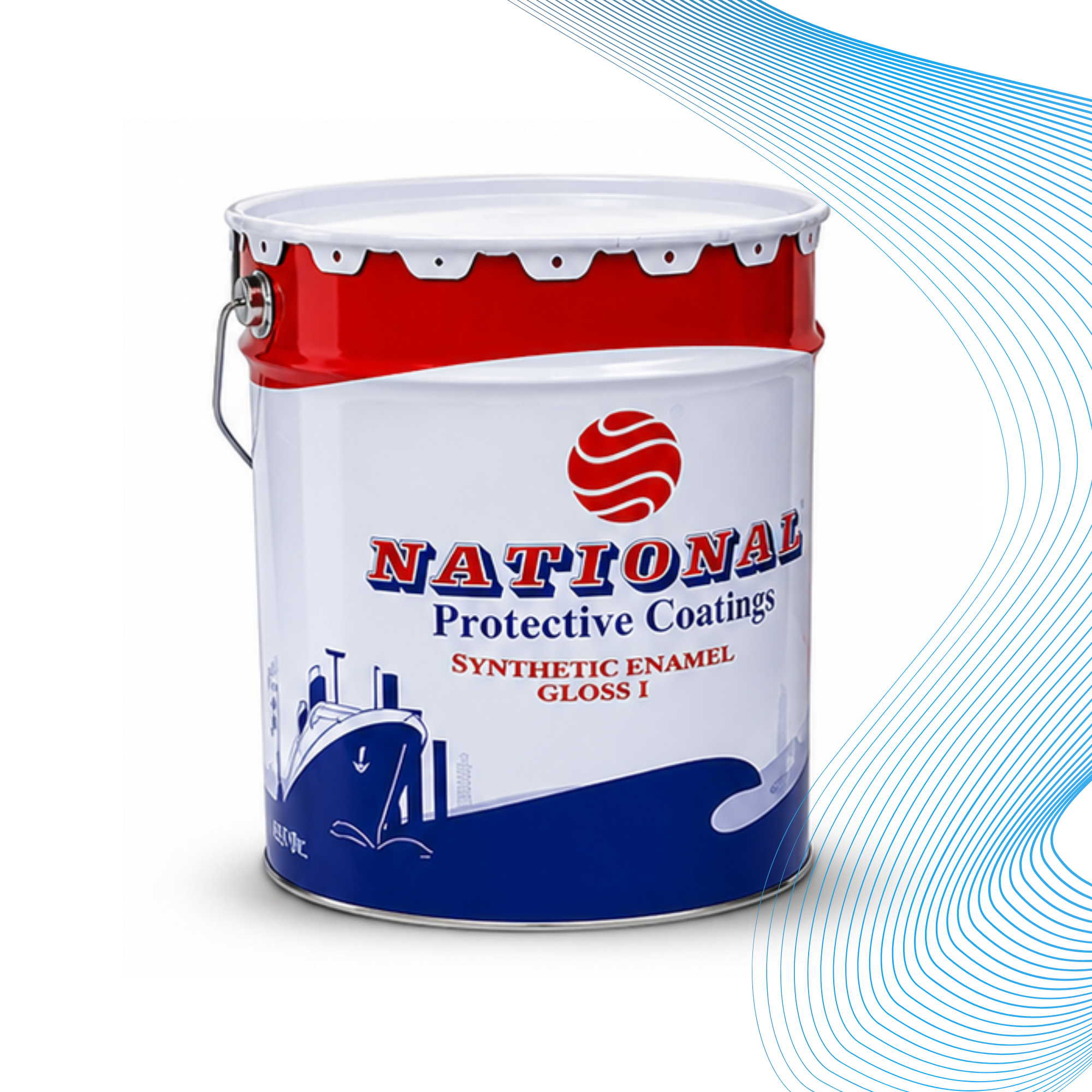 National Paints Synthetic Enamel 18 Ltr